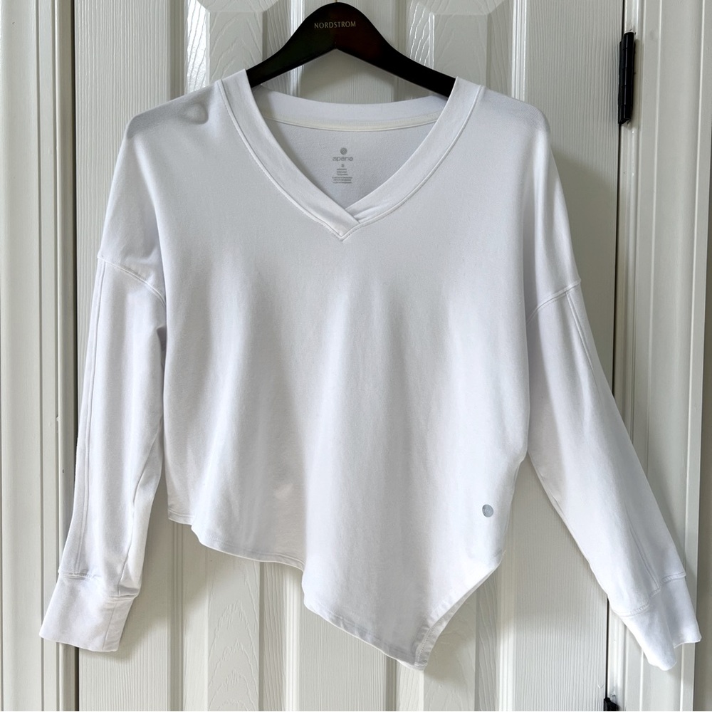 APANA Longevity Asymmetric Long Sleeve T-Shirt Small - Picture 3 of 9